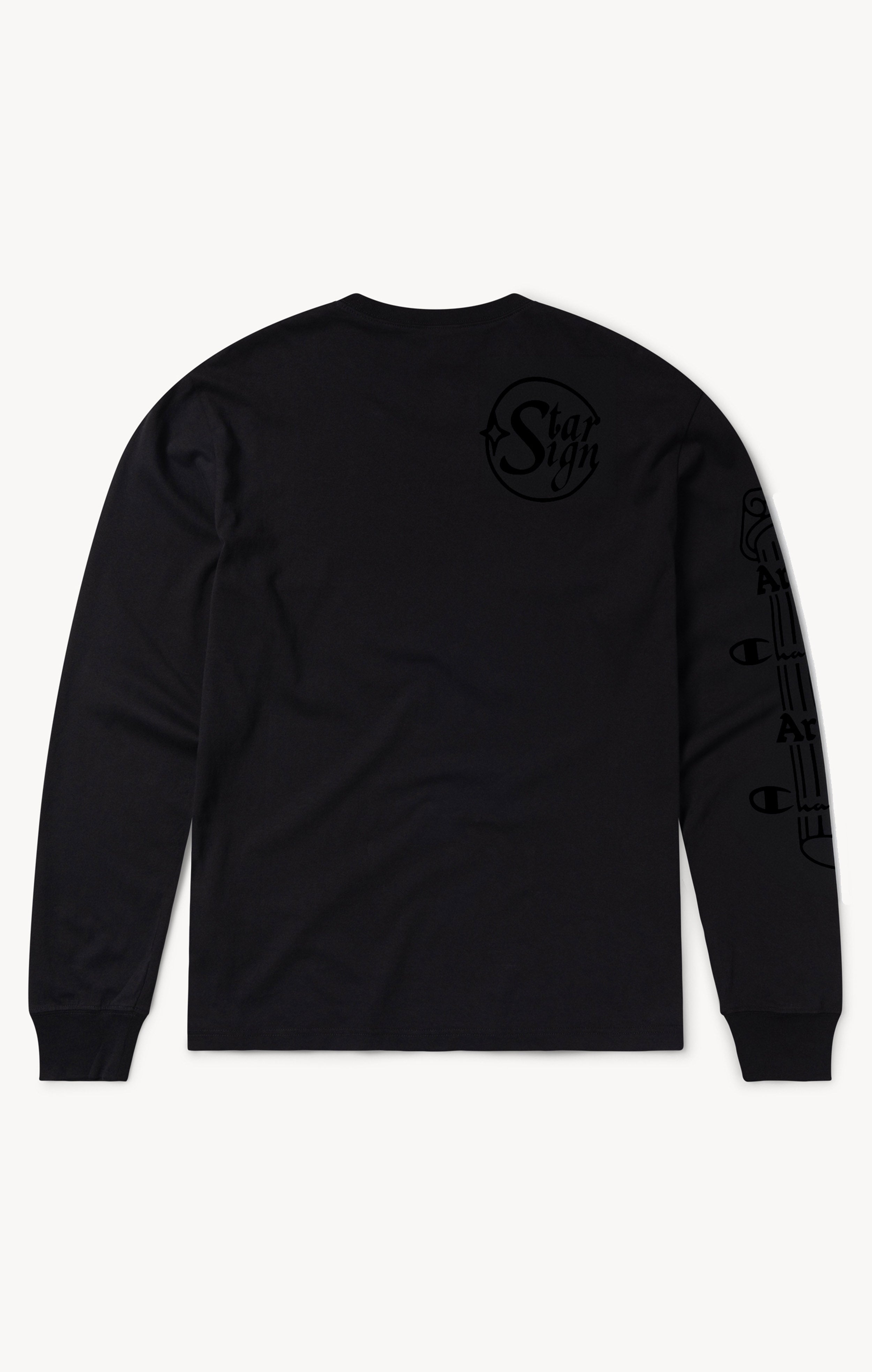 T-shirt manches longues avec logo Aries x Champion unisexe