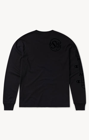 T-shirt manches longues avec logo Aries x Champion unisexe