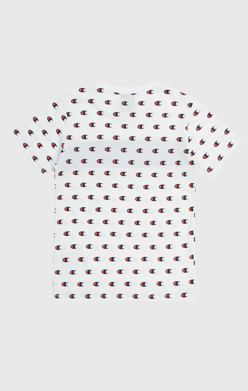 T-shirt In Cotone All-Over - Bambino