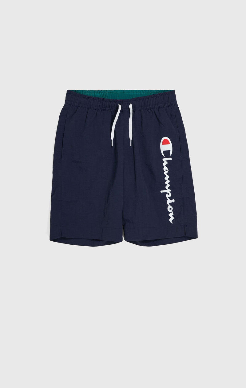 Short de plage en nylon froissé - Garçons
