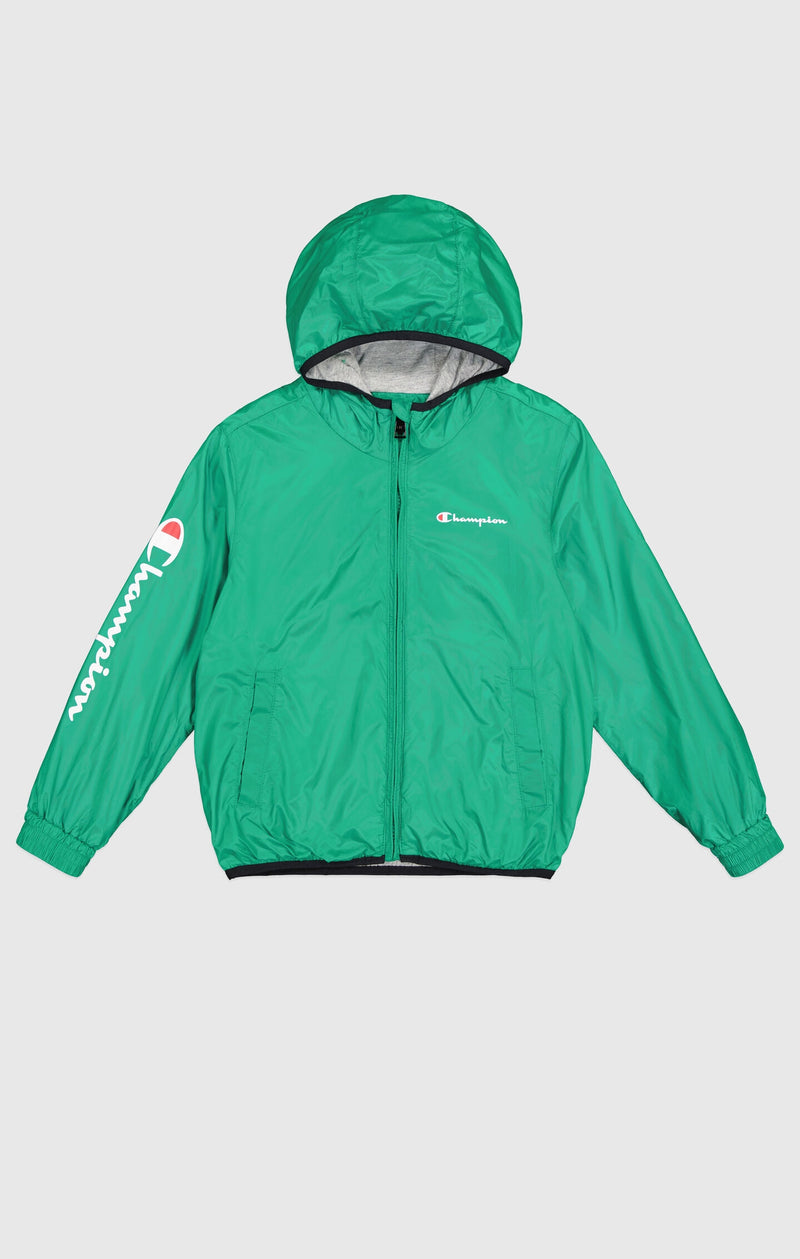 Giacca Imbottita con Logo Champion Bambino Verde Brillante
