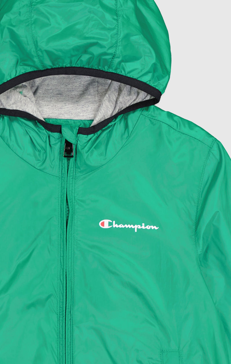 Giacca Imbottita con Logo Champion Bambino Verde Brillante