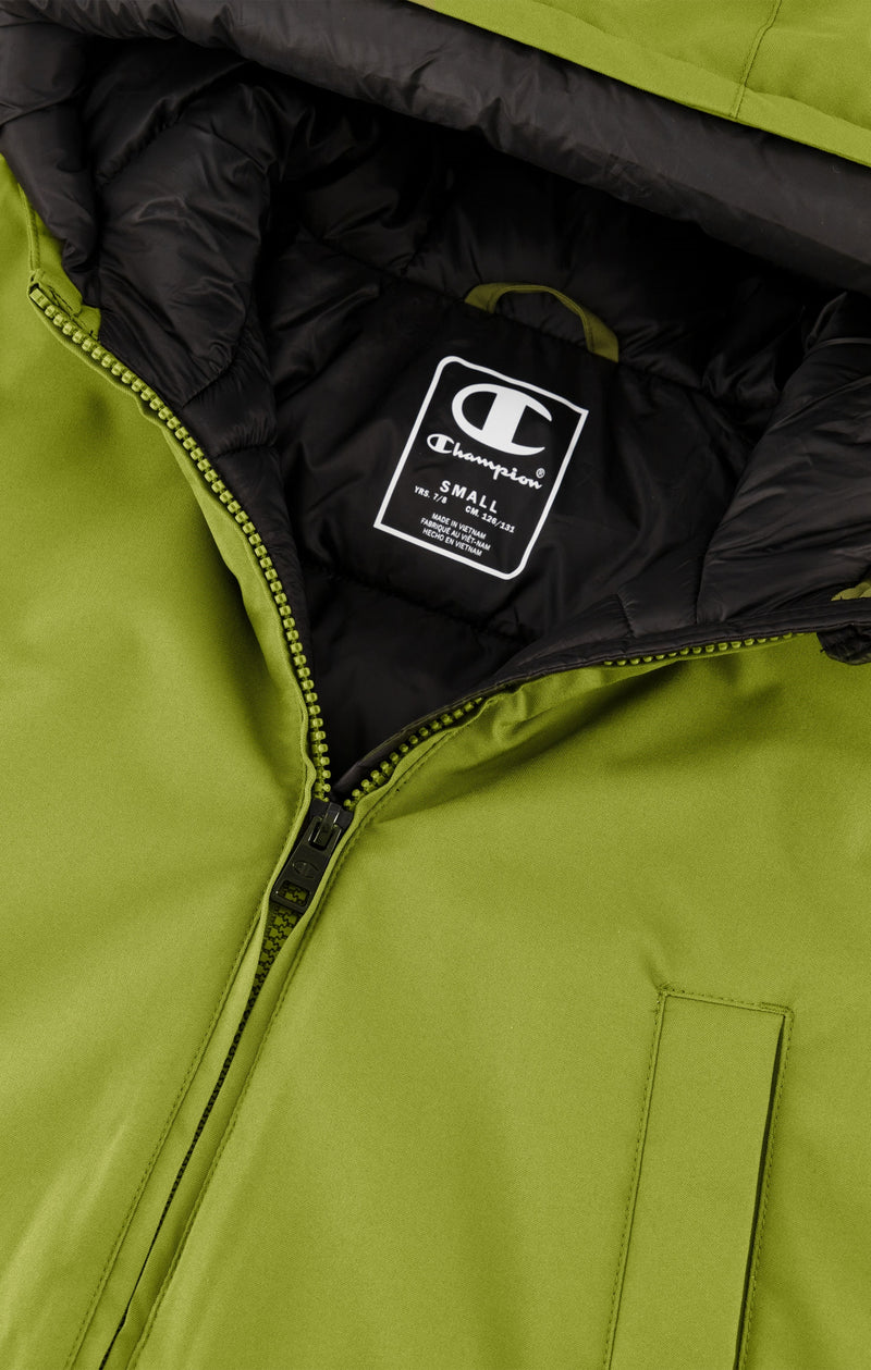Parka imbottito da bambino Verde Oliva outdoor Champion Italia