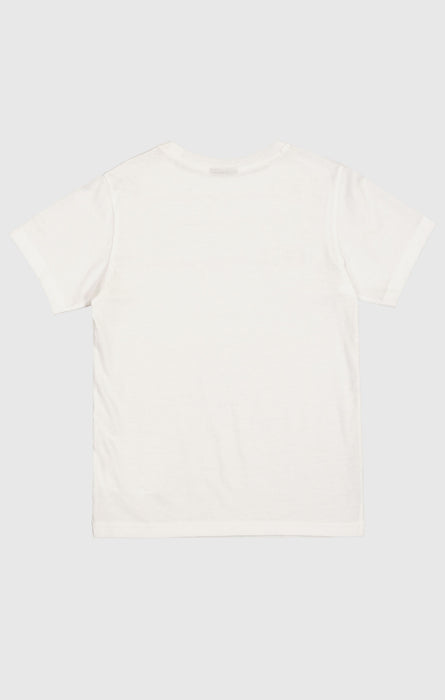 Camiseta de algodón con logotipo grande para niño