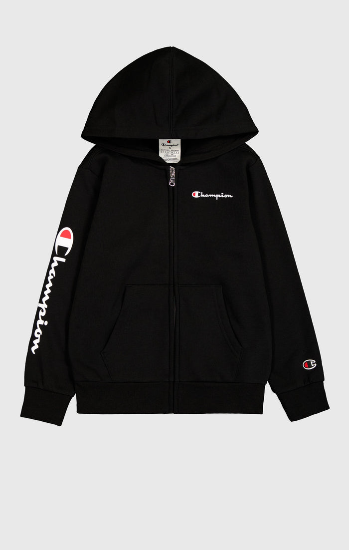 Hoodie für Jungen aus Fleece-Stoff mit durchgehendem Reißverschluss