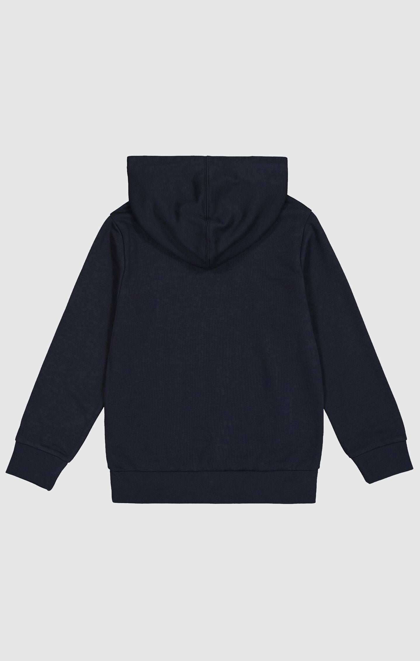 Boy's Light Hooded Sweatshirt with Small Embroidered Logo Icons