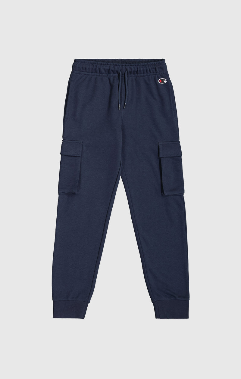 Boys' Ultra-Lightweight Cargo Jogger Pants navy blue icons
