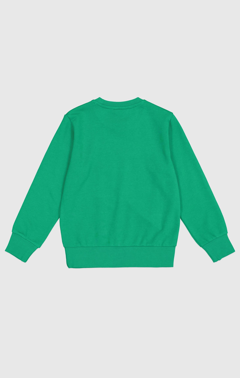 Boys' Ultra-Lightweight Crewneck Sweatshirt Icons with Large Embroidered Logo