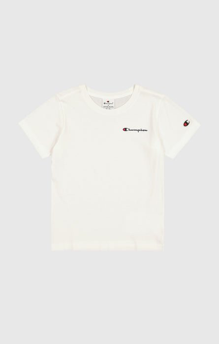 T-shirt a Maniche Corte Leggera da Bambino con Logo Piccolo