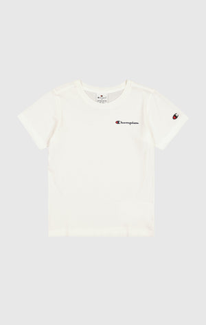 T-shirt a Maniche Corte Leggera da Bambino con Logo Piccolo