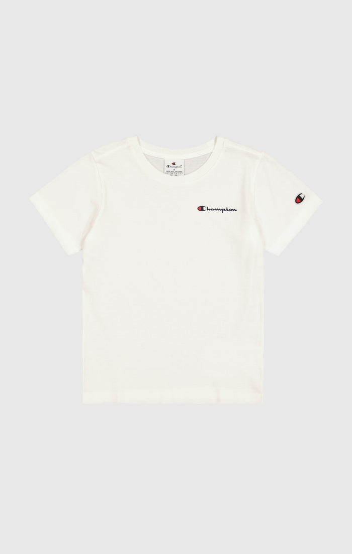 Leichtes T-Shirt mit kurzen Ärmeln für Jungen mit kleinem Logo