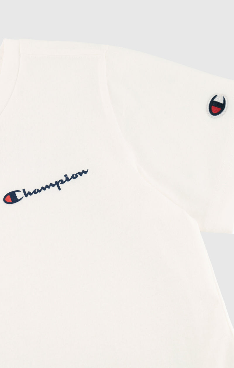 Leichtes T-Shirt mit kurzen Ärmeln für Jungen mit kleinem Logo