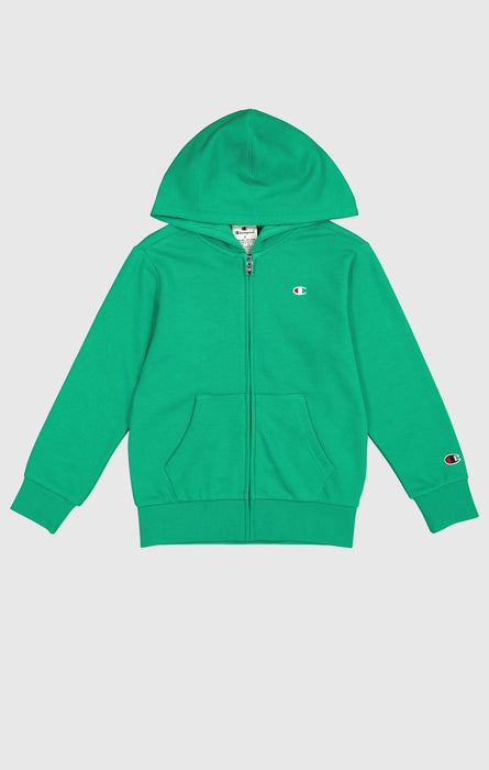 Boys' Ultra-Lightweight Full-Zip Hoodie with Printed Logo on the Back