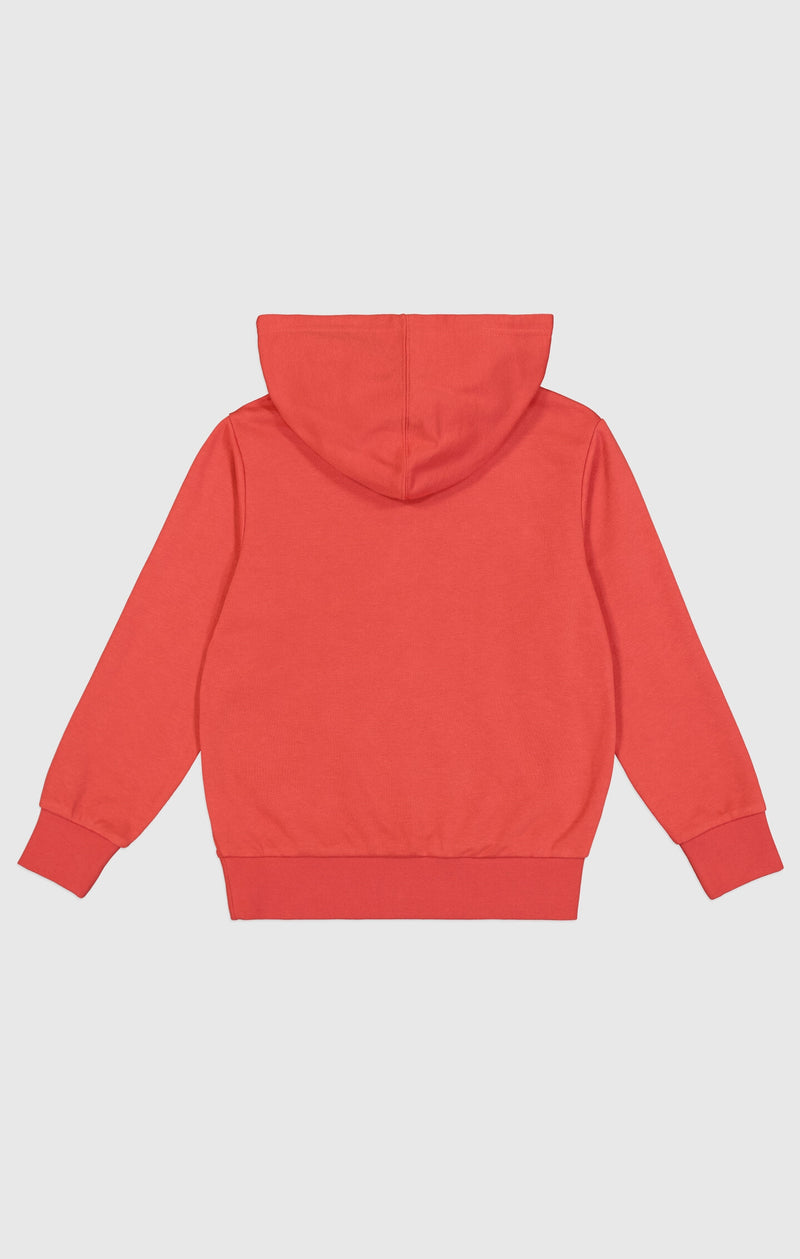 Ultraleichter French Terry Kapuzenpullover mit Ton-in-Ton Logo Jungen