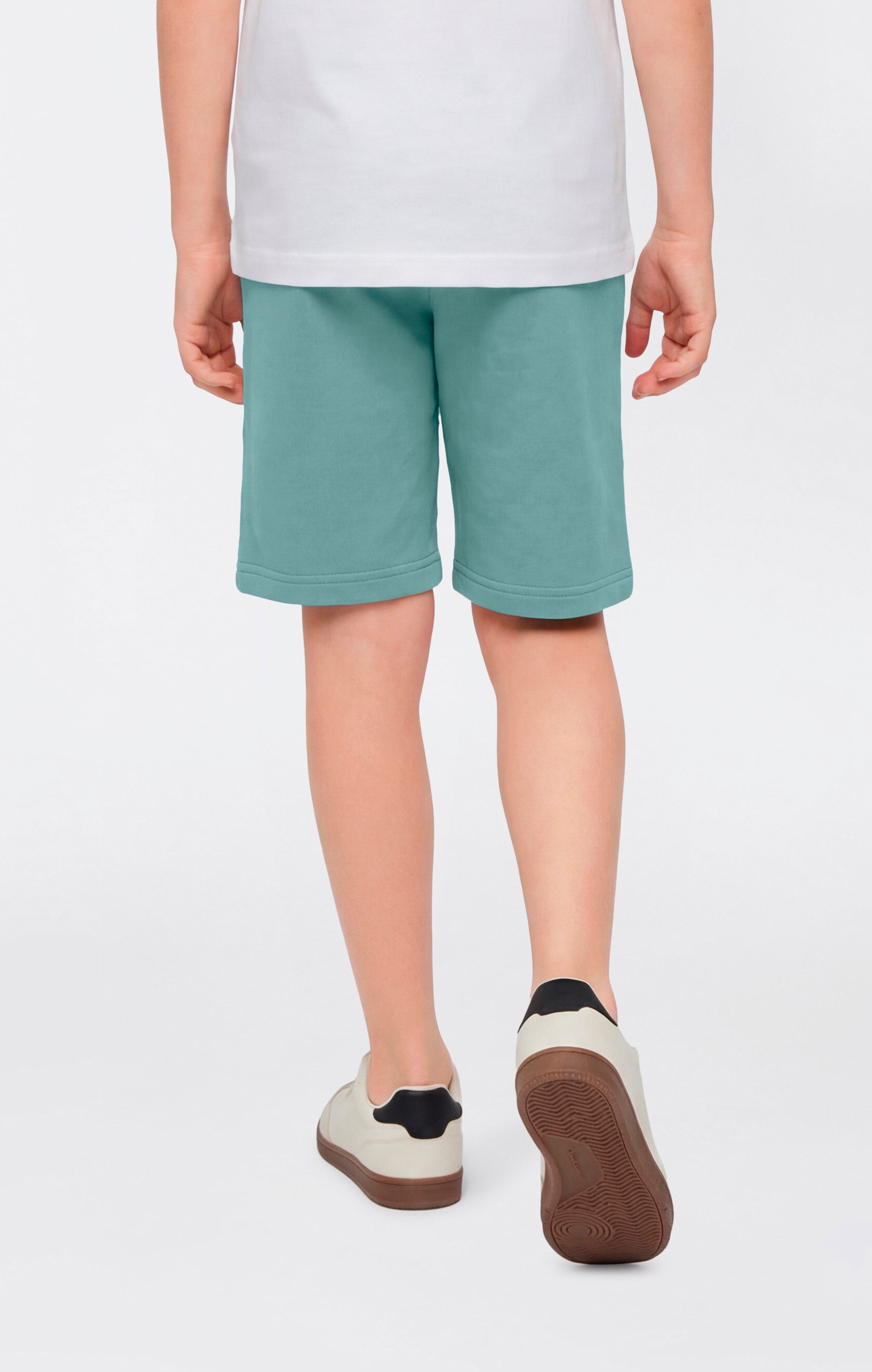 Bermuda Enfant avec Maxi Logo Brodé Icons