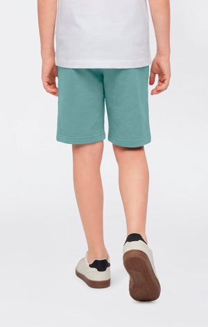 Bermuda Enfant avec Maxi Logo Brodé Icons