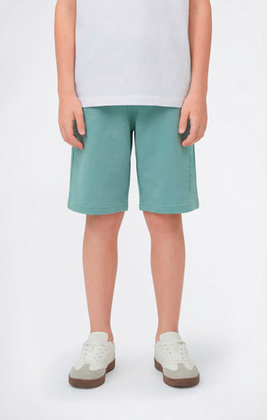 Bermuda Enfant avec Maxi Logo Brodé Icons