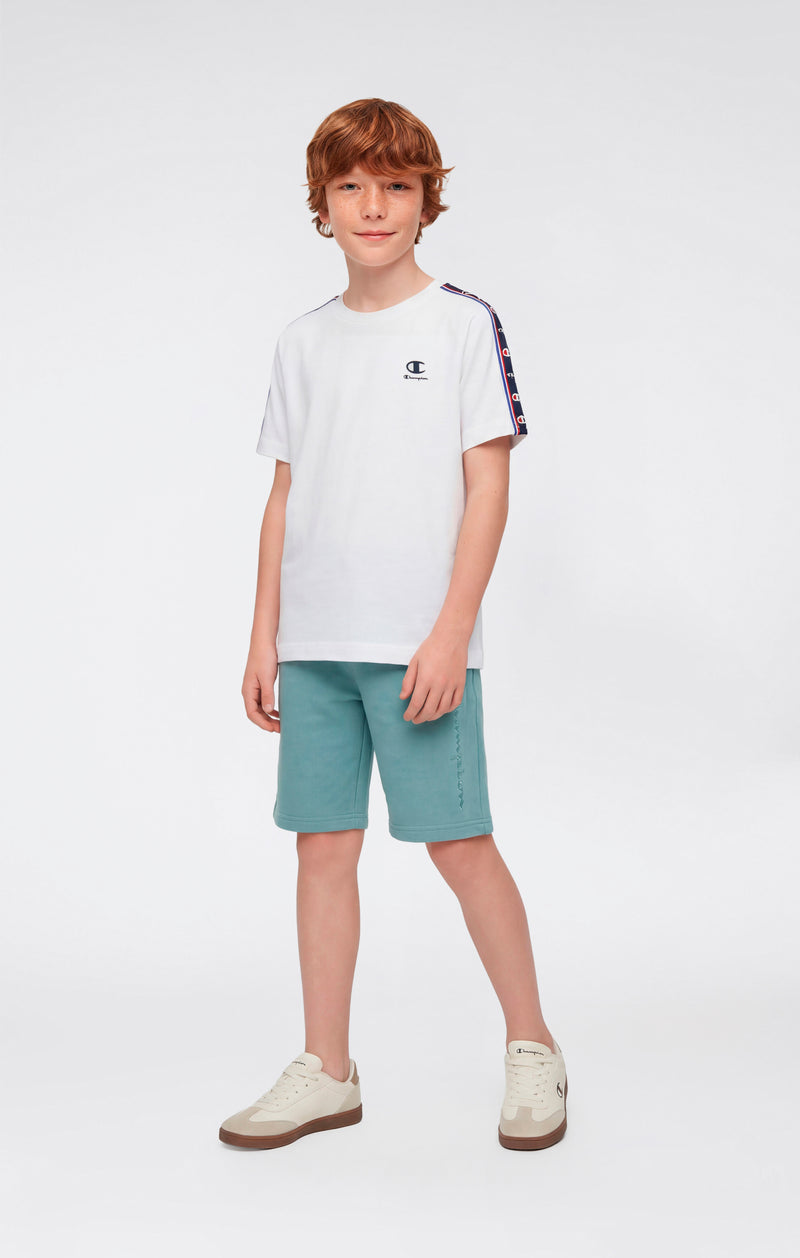 Bermuda Enfant avec Maxi Logo Brodé Icons