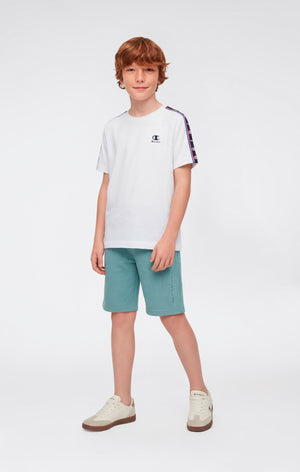 Bermuda Enfant avec Maxi Logo Brodé Icons