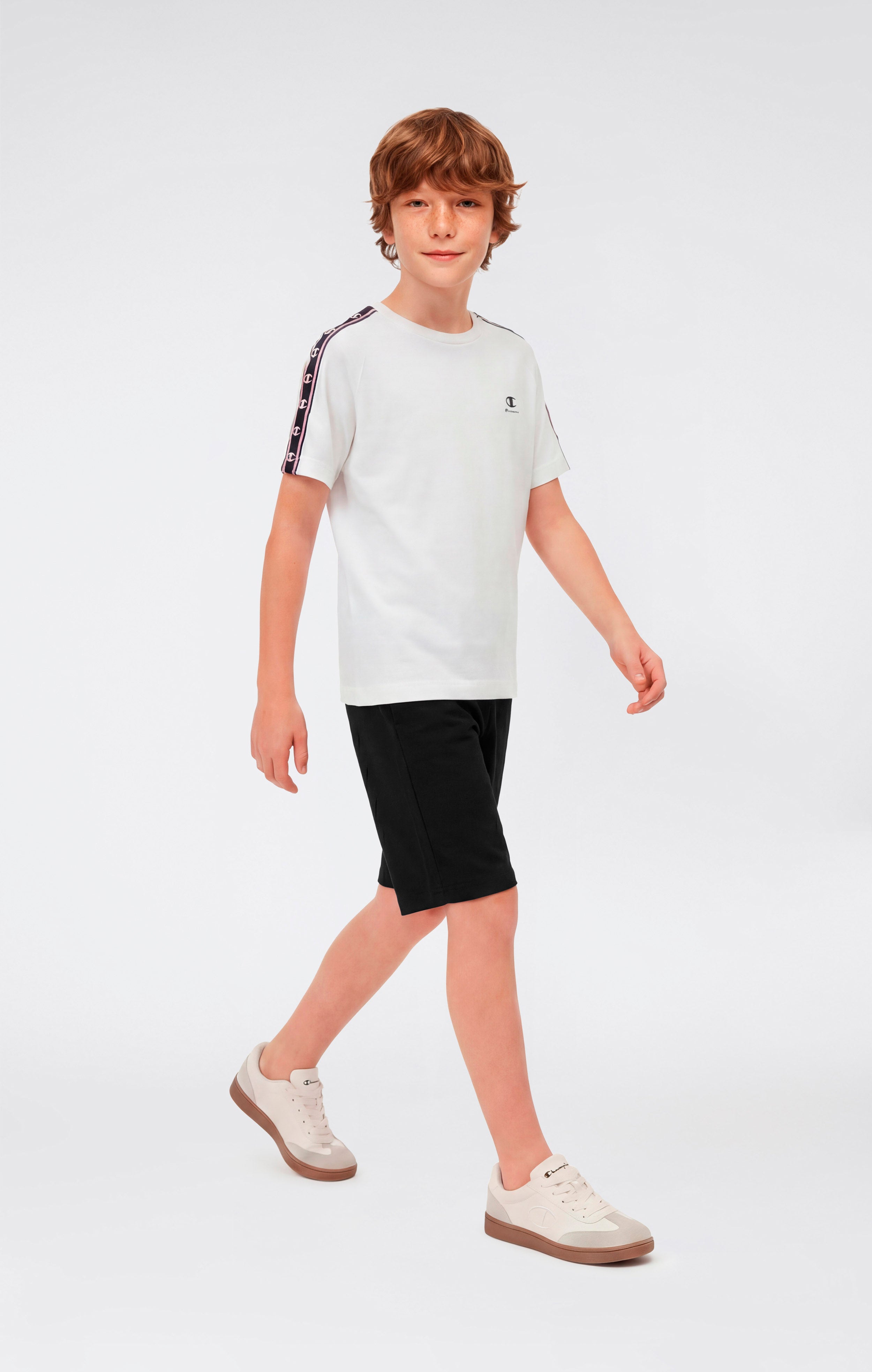 Bermuda Enfant avec Maxi Logo Brodé Icons