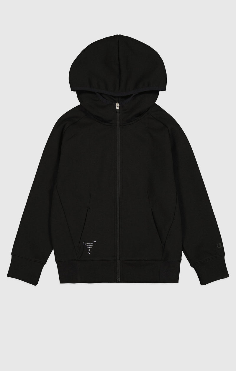 Black Champion Champion Logo Hoodie Junior Boys Hooded Zip