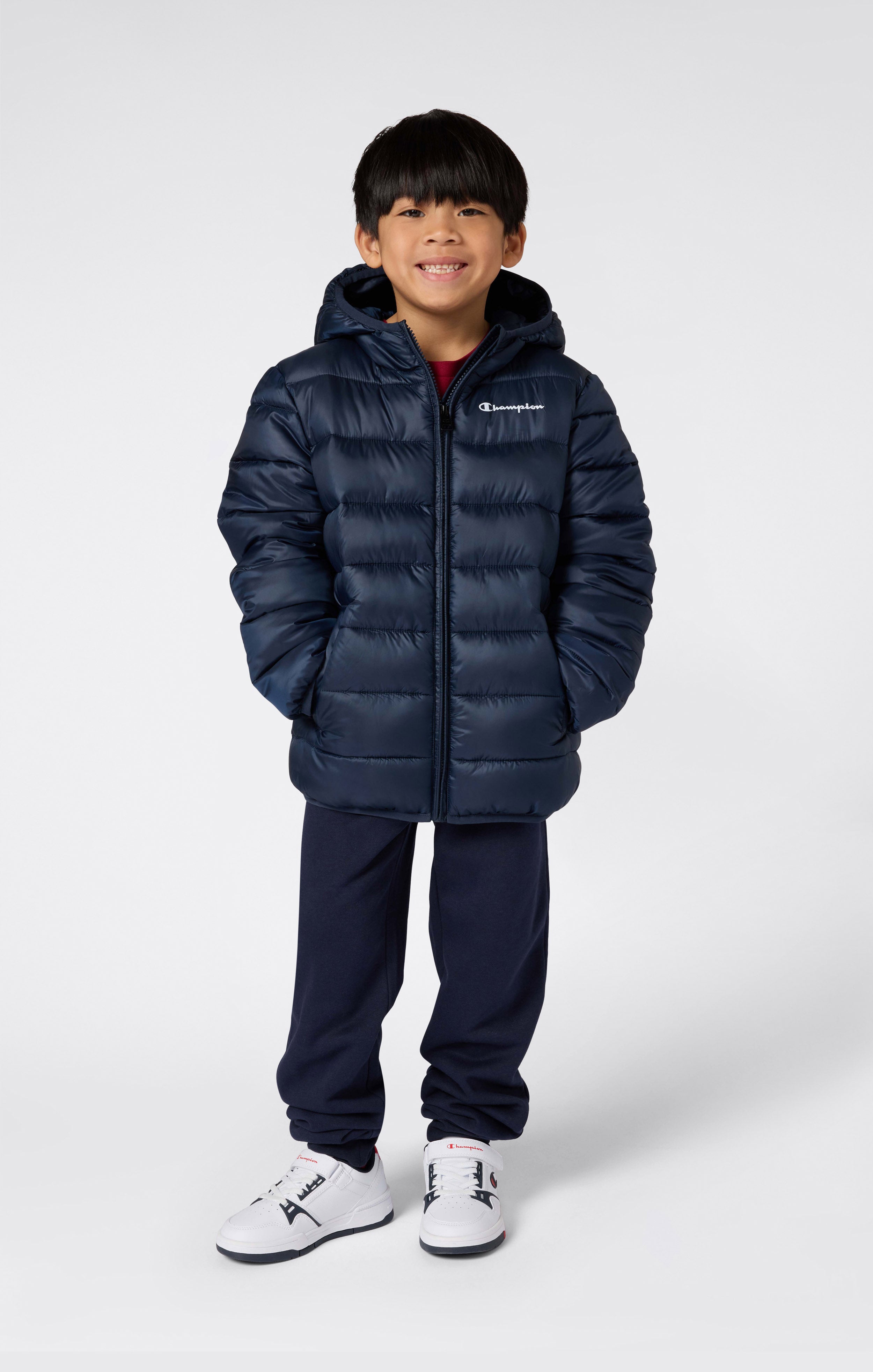 Padded Jacket with Hood for Kids