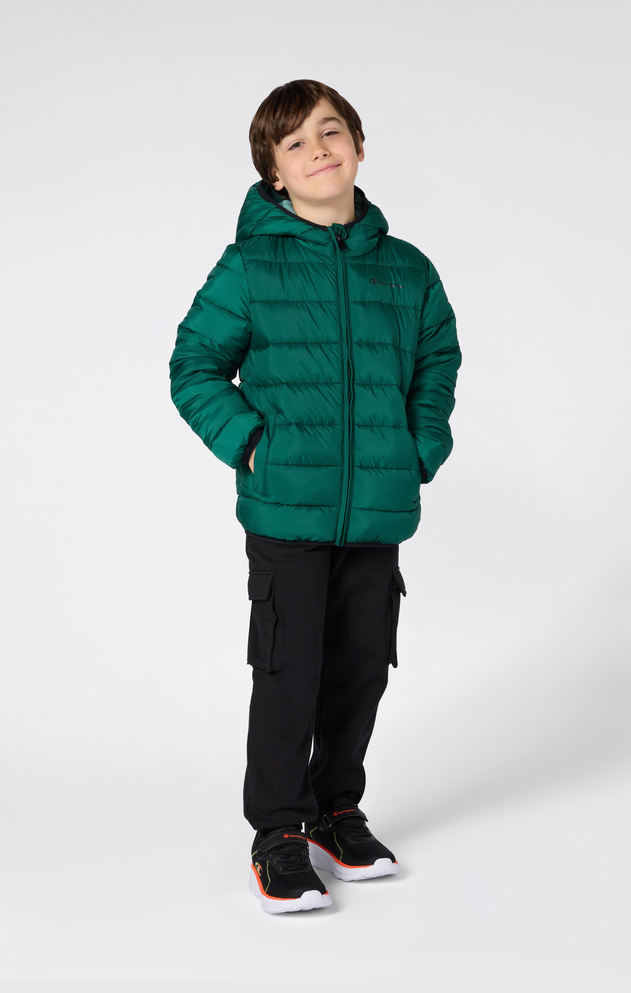 Padded Jacket with Hood for Kids