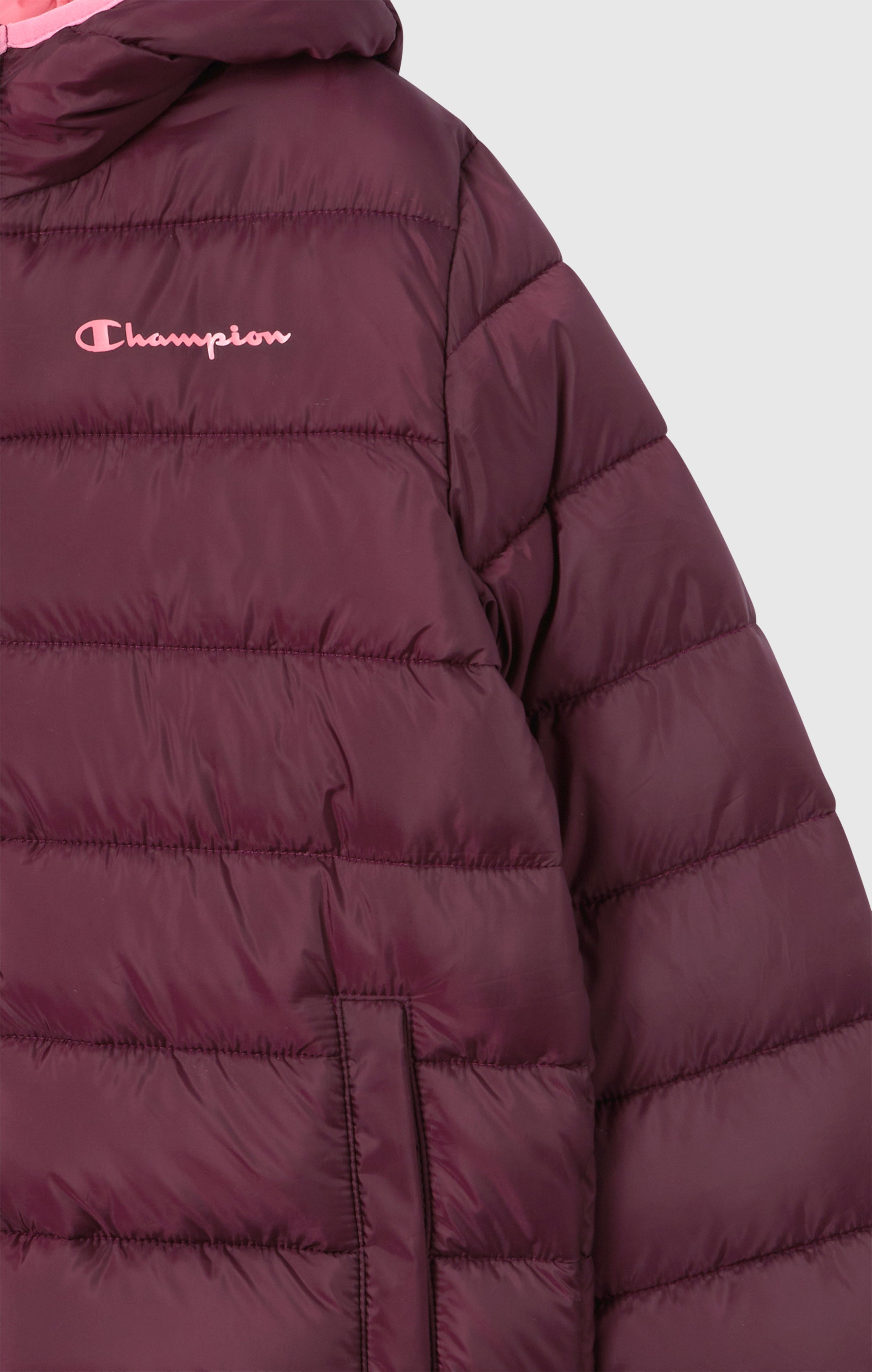 Gepolsterte Jacke mit Kapuze für Kinder