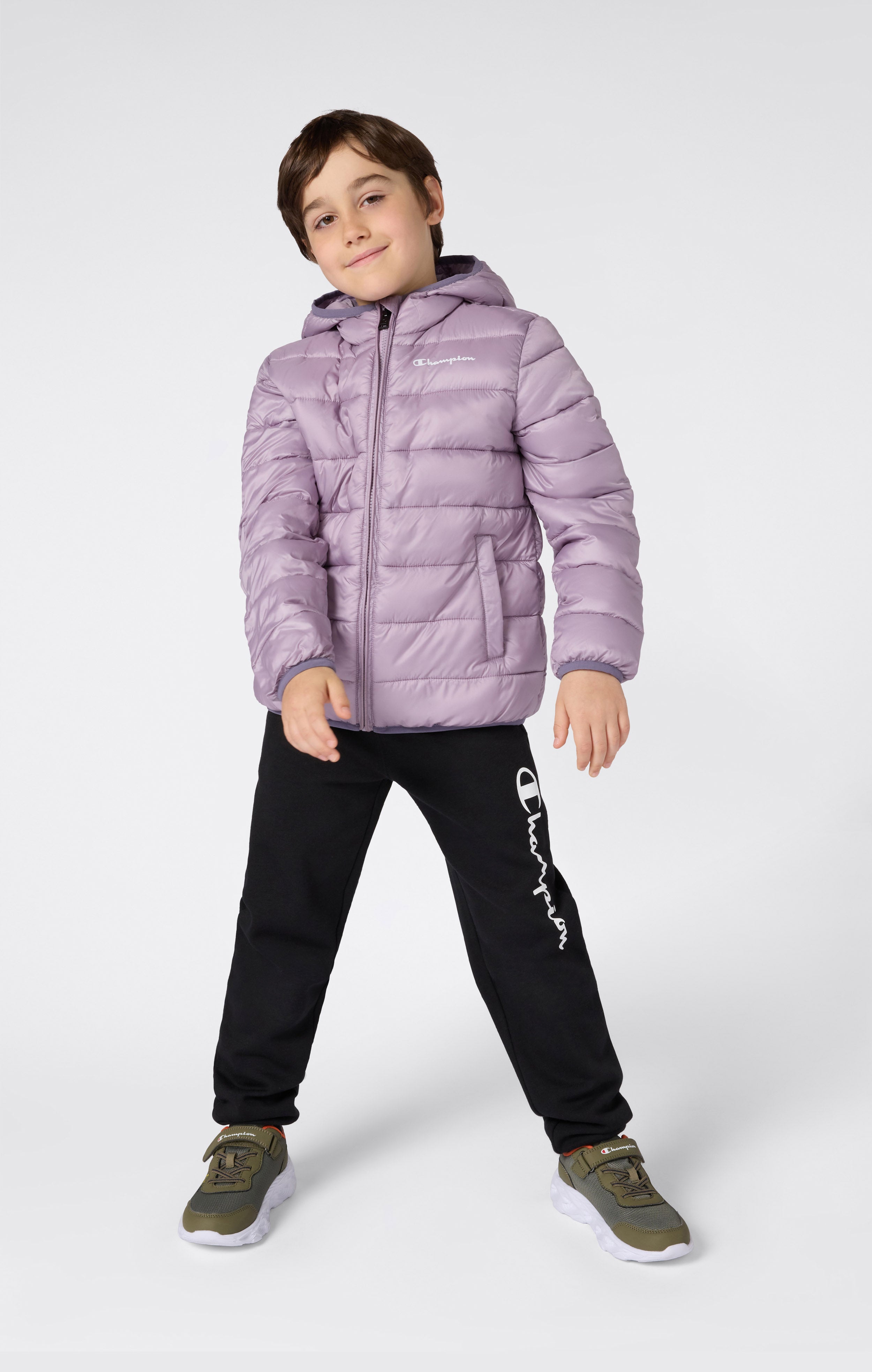 Padded Jacket with Hood for Kids