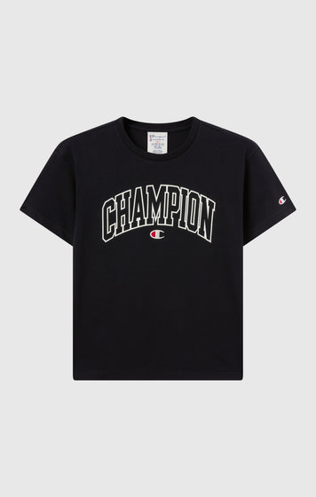 T-Shirt Mit College-Logo Für Jungen
