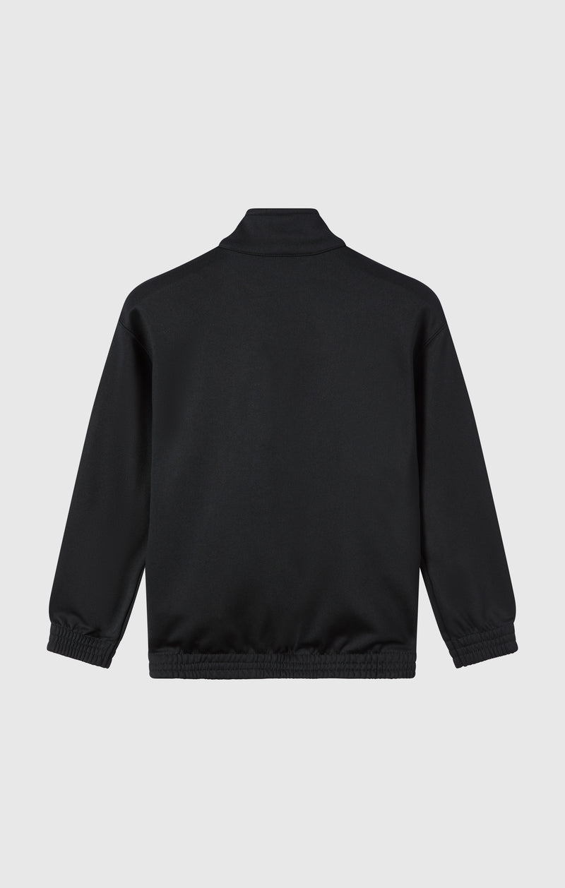 Boys' Full Zip Track Jacket With Patch Logo