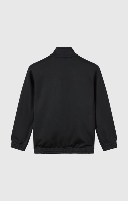 Boys' Full Zip Track Jacket With Patch Logo