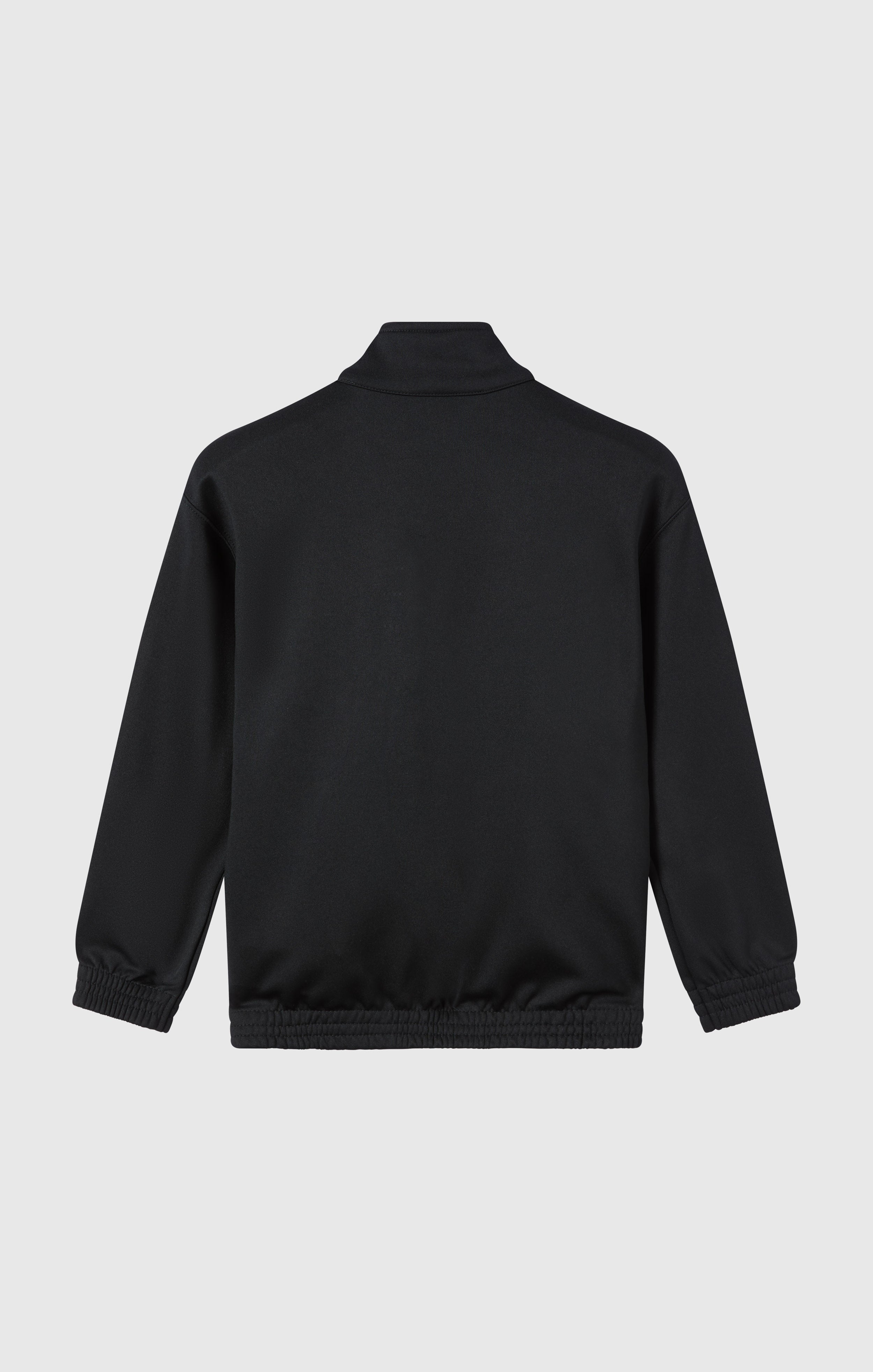 Boys' Full Zip Track Jacket With Patch Logo