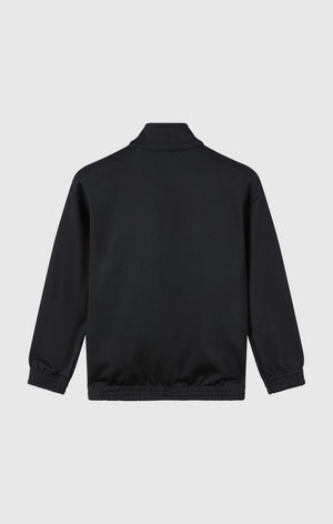 Boys' Full Zip Track Jacket With Patch Logo