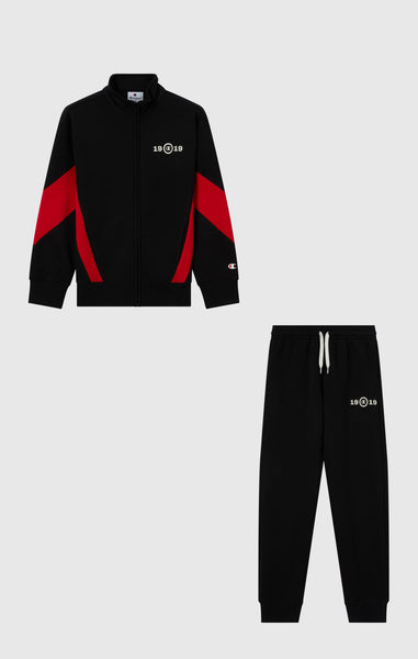 Boys’ Fleece Sweatsuit with Color Block Inserts