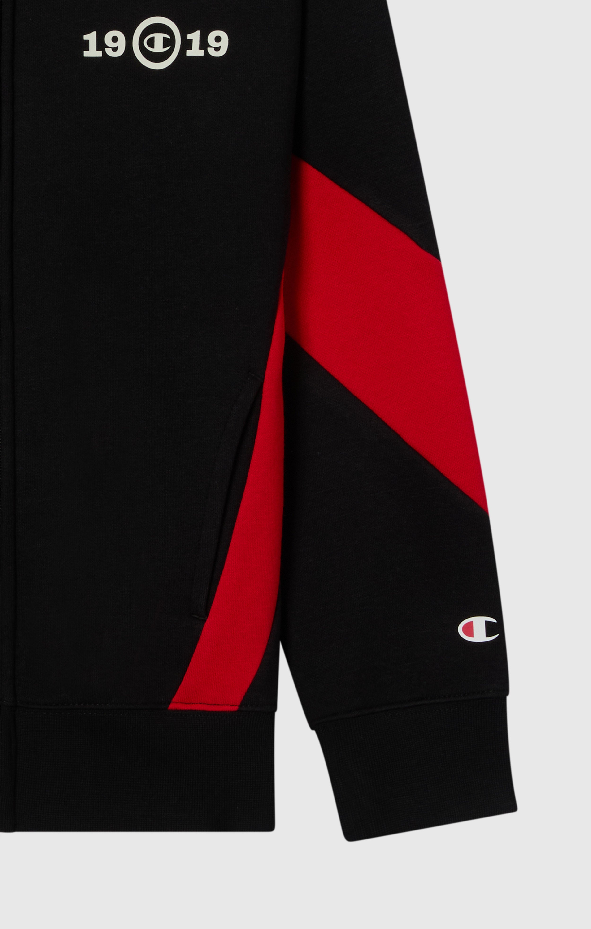 Boys’ Fleece Sweatsuit with Color Block Inserts