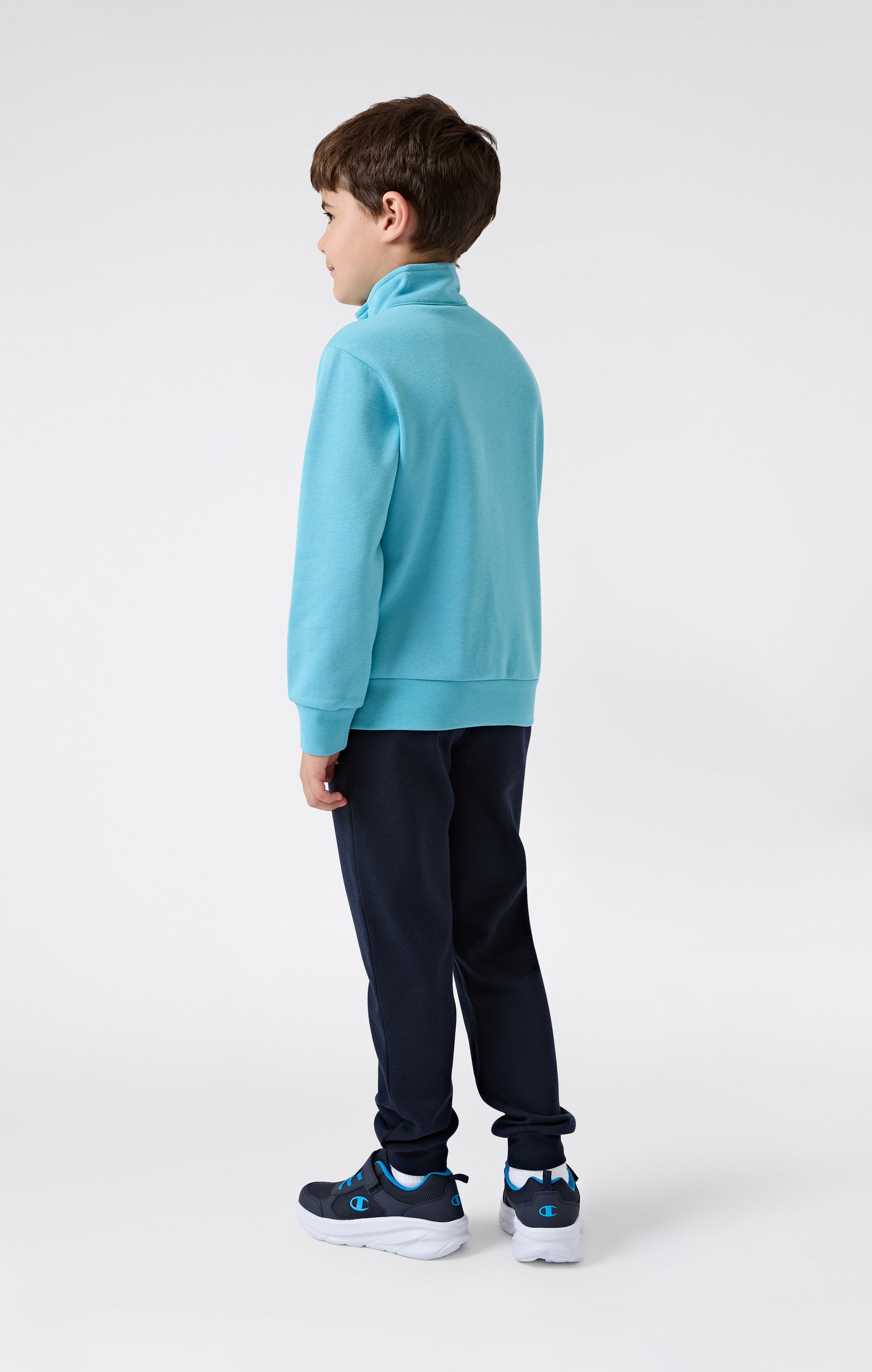 Tuta Con Zip Intera Interno Felpato Da Bambino