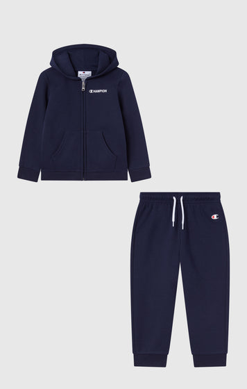 Tuta Con Cappuccio Con Zip Intera Interno Felpato Da Neonato