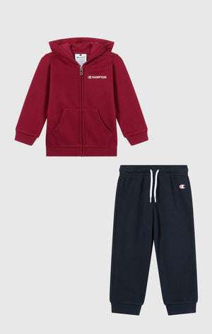 Boys’ Full Zip Fleece Hooded Sweatsuit