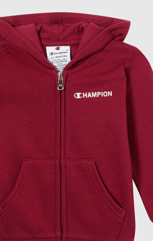 Boys’ Full Zip Fleece Hooded Sweatsuit