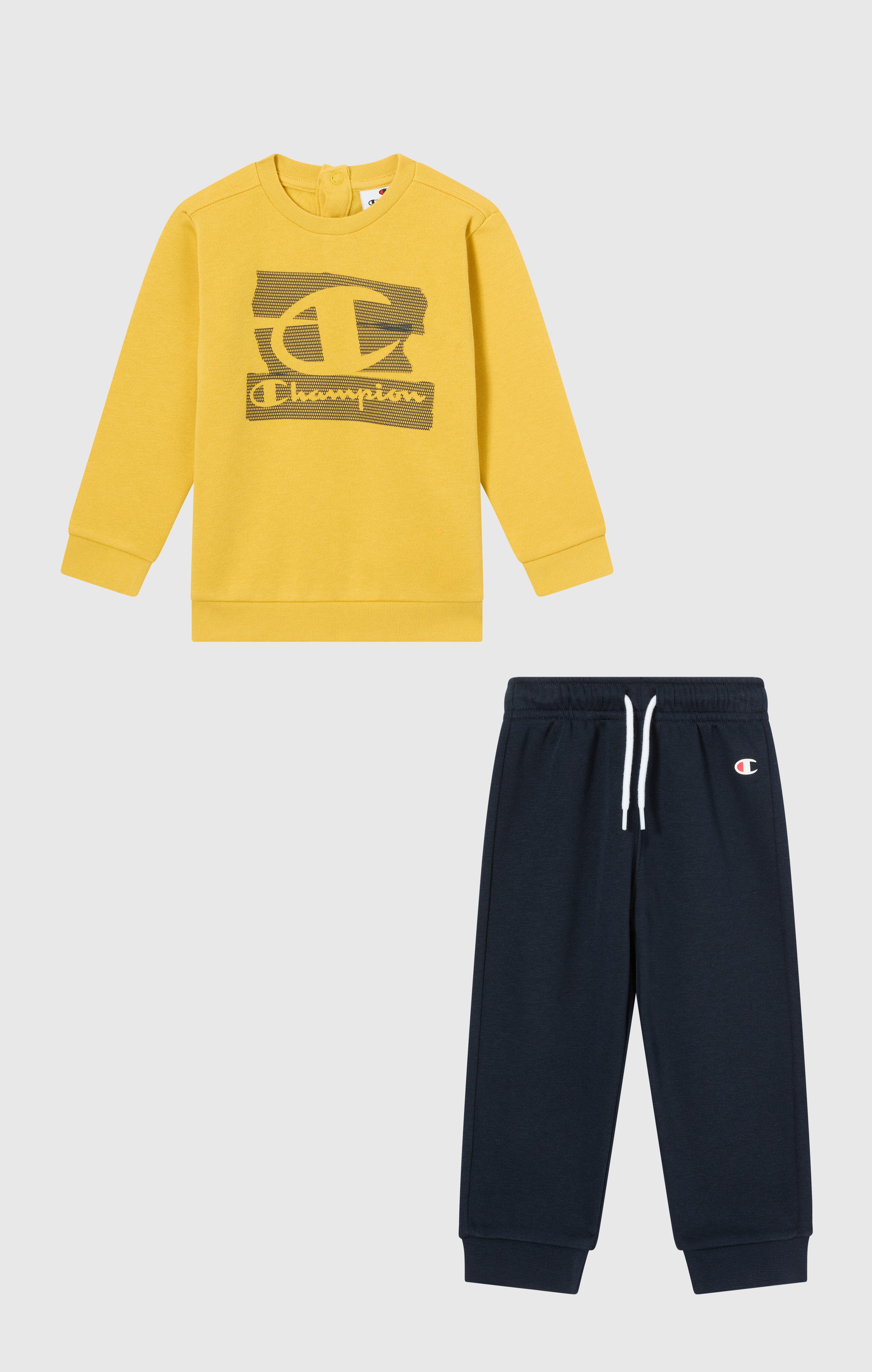 Baby Crewneck Fleece  Sweatsuit with Graphic