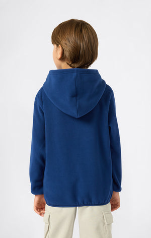 Boys' Fleece Polar Hoodie Script Logo