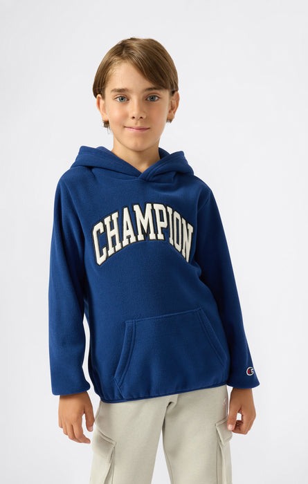 Boys' Fleece Polar Hoodie Script Logo