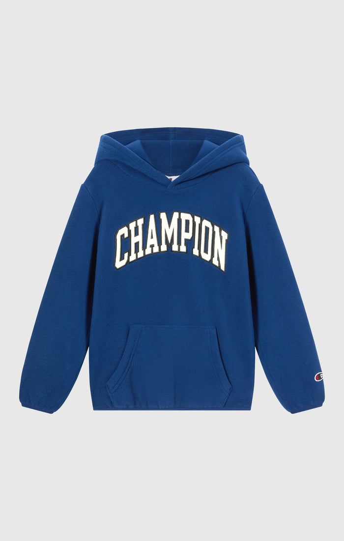 Boys' Fleece Polar Hoodie Script Logo