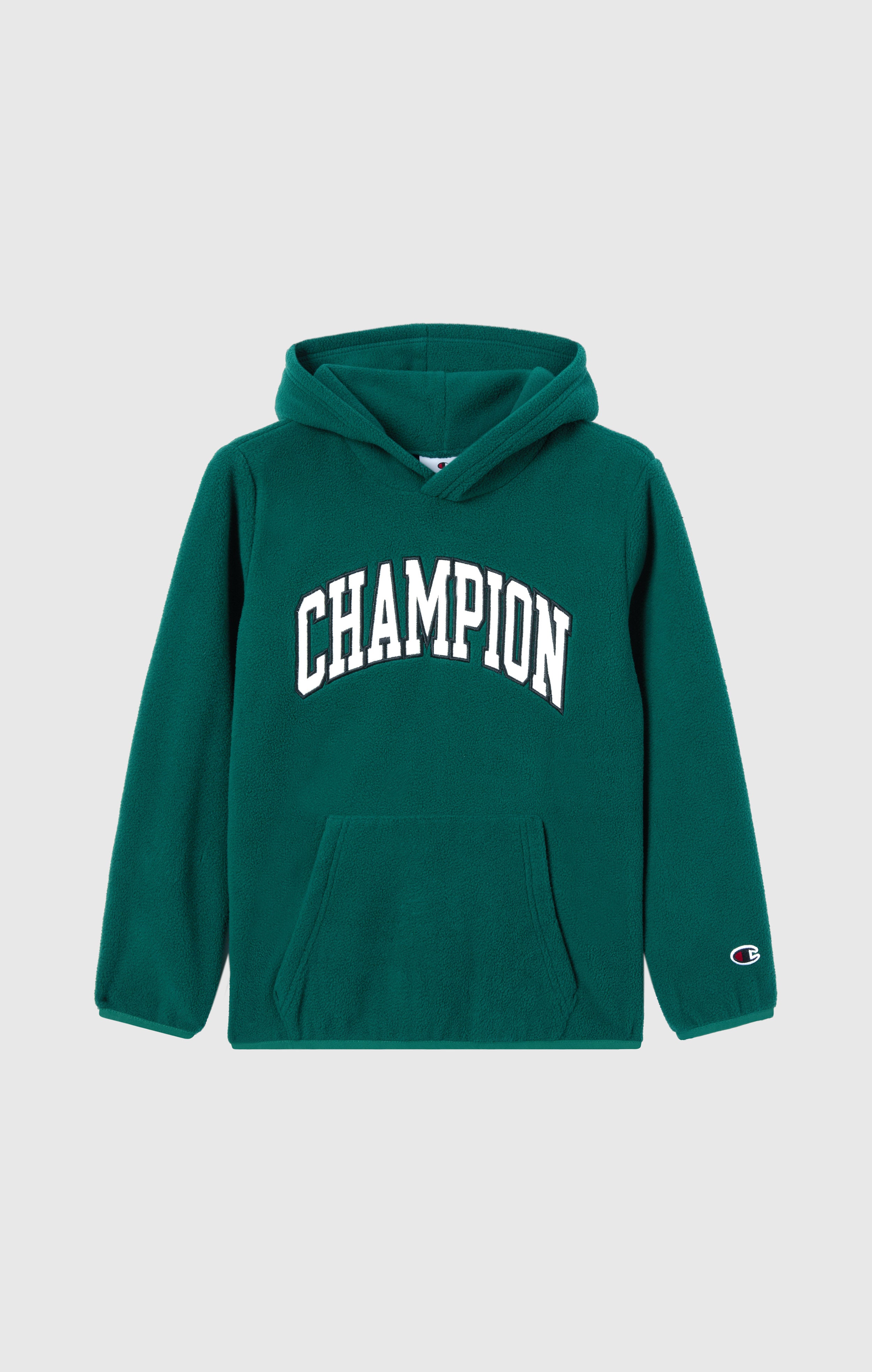 Jungen Kapuzenpullover aus Polar Fleece mit Script-Logo