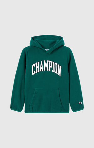 Jungen Kapuzenpullover aus Polar Fleece mit Script-Logo