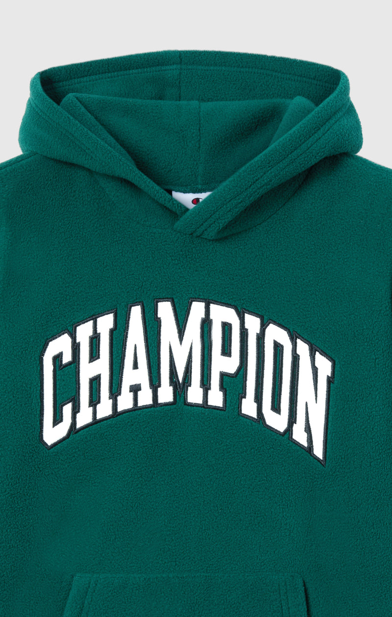 Jungen Kapuzenpullover aus Polar Fleece mit Script-Logo