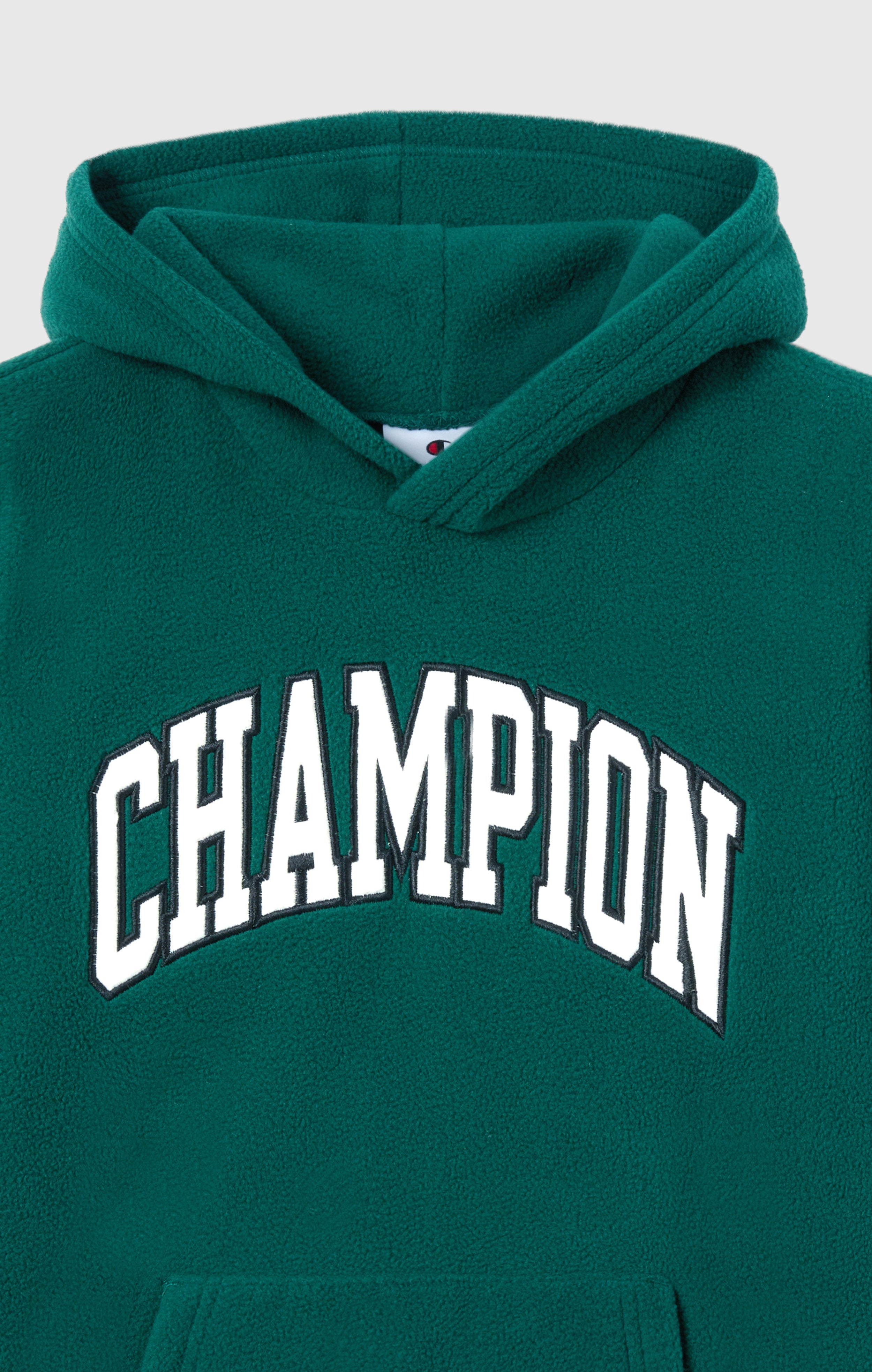 Jungen Kapuzenpullover aus Polar Fleece mit Script-Logo