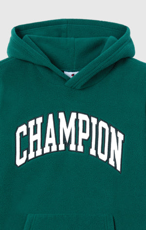 Jungen Kapuzenpullover aus Polar Fleece mit Script-Logo