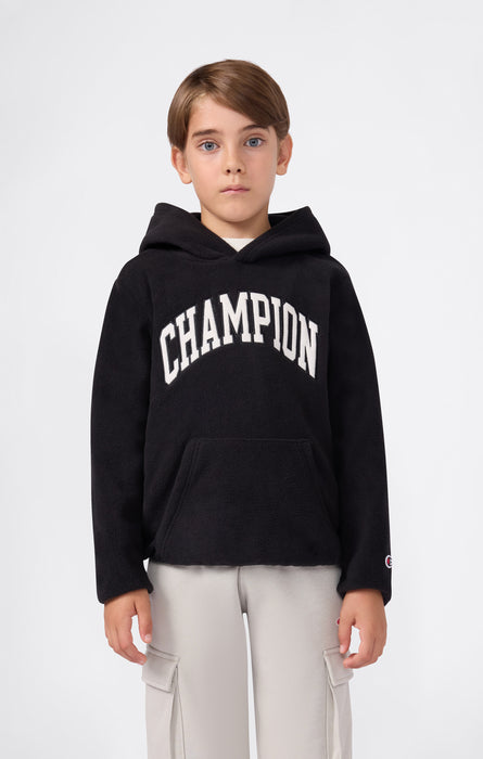 Boys' Fleece Polar Hoodie Script Logo